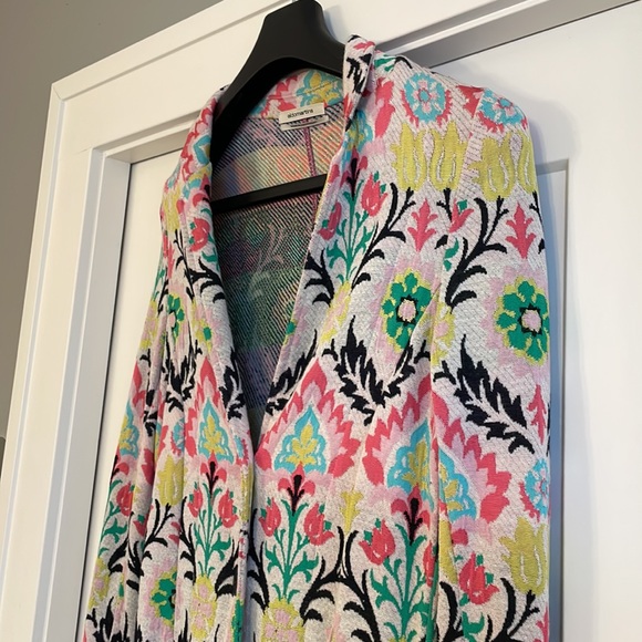 Aldomartins (Anthropologie) bold boho soft floral blazer  *Made in Spain* - Picture 5 of 15